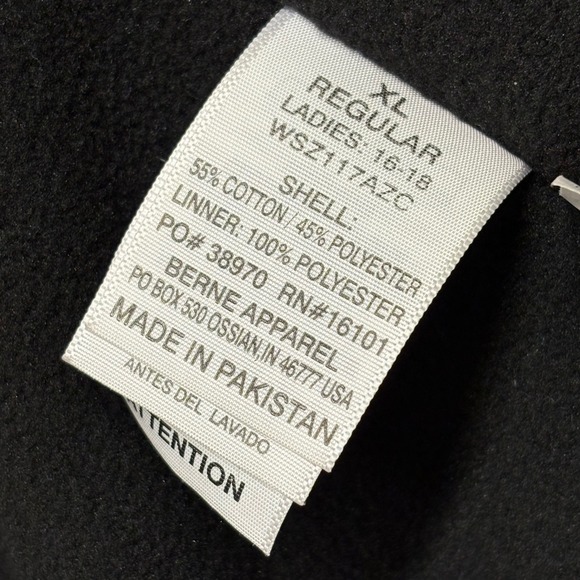 Berne Men's Heritage Thermal-Lined Full-Zip Hooded Sweatshirt XL - Picture 6 of 9